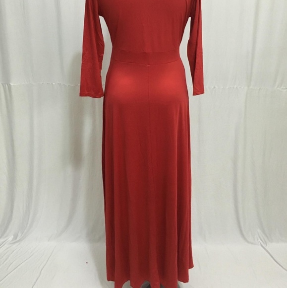 LuLaRoe Dresses & Skirts - Lularoe ana dress large red orange new